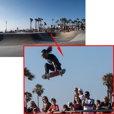 Sample 100% crop. Canon G7 X Mark II @ 10.185mm. ISO 125, f/6.3, 1/800.