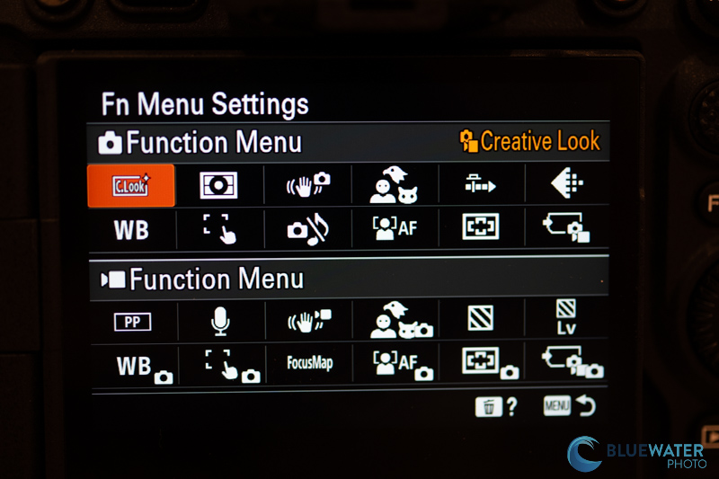 Fn menu